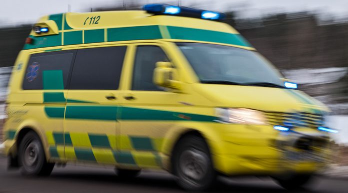 Arbetsplatsolycka i Malmslätt