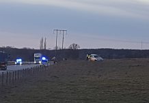 Linköping: Misstänkt drograttfylla i krasch på riksväg 34