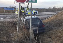 Linköping: Singelolycka vid trafikplats Wärö