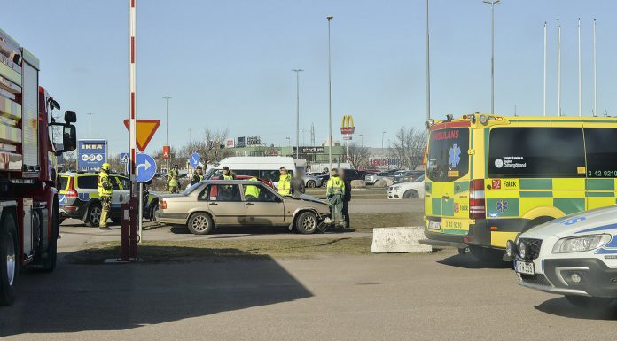 Linköping: Trafikolycka på Tornby
