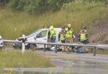 Linköping: Misstänkt drograttfylla i olycka på riksväg 23/34