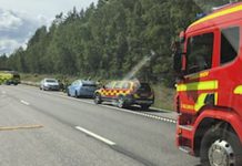 Linköping: Singelolycka på E4