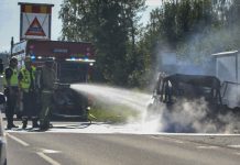 Linköping: Bilbrand vid Askeby