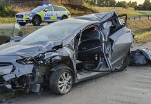 Linköping: Fyra bilar i krock på E4