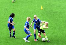 Bäst när det gäller bredd och jämställdhet Satsningen på flickfotboll har bidragit till årets utnämning. Foto: Tommy Pettersson