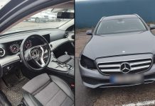 Tyskbilsligan slog till – merca blev av med airbag