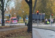 Man påkörd i city