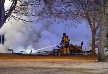 Husvagn brann i Ryd – polisen utreder mordbrand