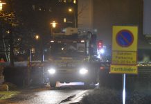 Brand i lägenhet i Berga