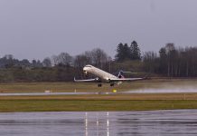 SAS-piloter övade landningar i Linköping