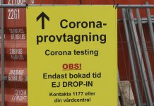 Ett nytt coronadödsfall – 117 på sjukhus