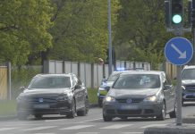 Långa köer efter krock på Industrigatan