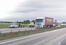 Singelolycka på E4