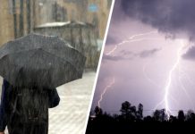 SMHI varnar för stora regnmängder och kraftig åska