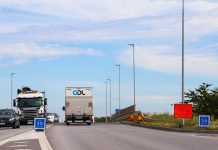 Ny asfalt orsakar trafikstörningar