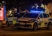 Stort polispådrag i Berga efter skjutning