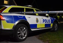 Bil voltade i Ljungsbro