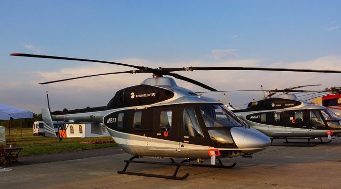 Helikopter över Linköping