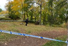 Man knivrånad i Trädgårdsföreningen