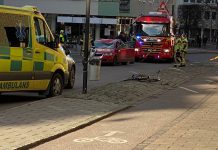Djurgårdsgatan stängdes av efter dödsolycka