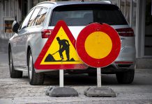 Trafiken leds on när korsning rustas upp