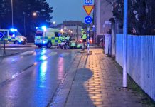 Person på sparkcykel påkörd