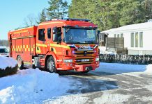 Brand i villa i Vidingsjö