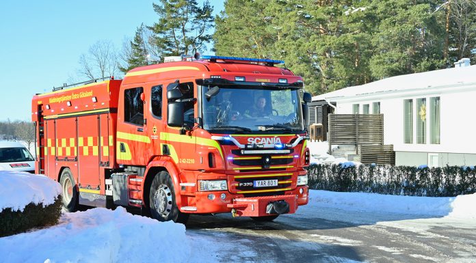 Brand i villa i Vidingsjö