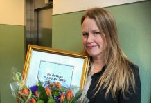 Tina Enström prisas för sin nyhetsbevakning under pandemin