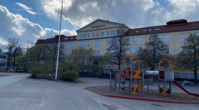 Mordbrand på Folkungaskolan