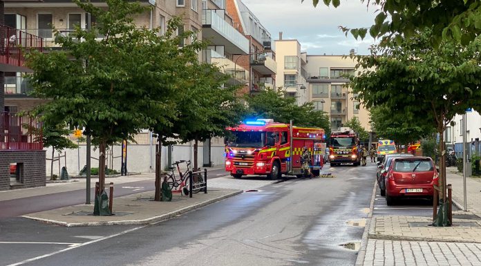 Larm om lägenhetsbrand i Vasastaden