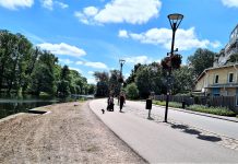 Del av Stångåpromenaden stängs av