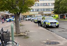 Stor polisinsats vid minnesstund i Skäggetorp