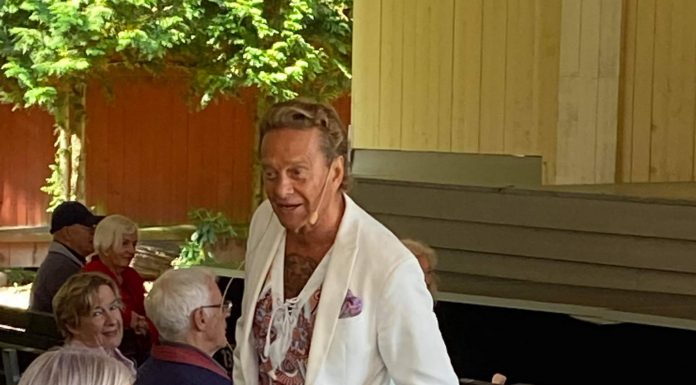 Björn Ranelid talade i Gamla Linköping