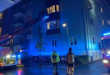 Befarad lägenhetsbrand i Vasastaden