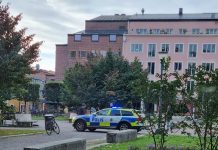 Stök i St Larsparken efter inbrott