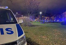 Misstänkt skottlossning i Berga