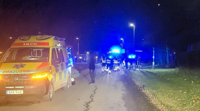 Ramlade ut ur EPA – föraren misstänks för rattfylleri