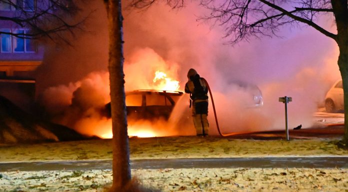 Bilbrand i Skäggetorp