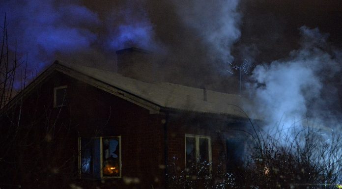 Villabrand i Torvinge – polisen utreder mordbrand