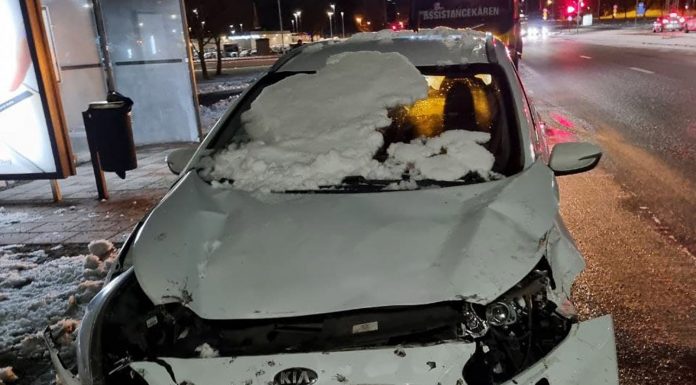 Trafikolycka på Tornbyvägen
