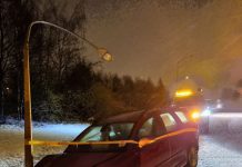 Under natten: Blixthalka ledde till trafikolyckor