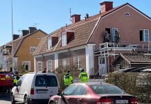 Brand i villa i Linköping