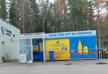 Pantamera Express på Tekniska verkens återvinningscentraler