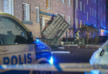 Kraftig explosion i flerfamiljshus i Norrköping