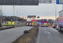 Trafikolycka på Åtvidabergsvägen