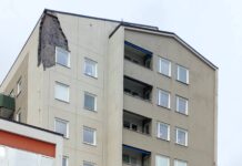 BLÅLJUS: Stormen Dave orsakade utryckningar