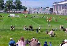 AIK ”Gästspelade” på Stångebro sportfält mot Kalmar FF